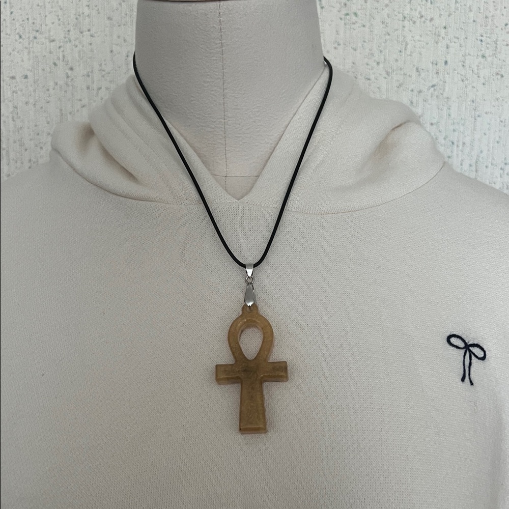 🌈 2 x $15 Unisex Ankh Pendant Necklace or  Hanging in the car.
